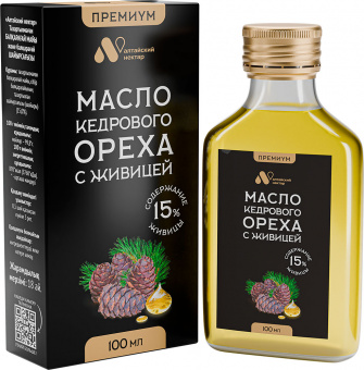 Масло кедровое с живицей